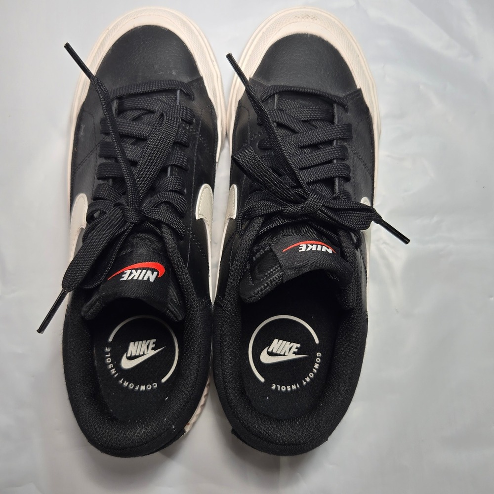 Nike‎ Court Legacy Lift Black Sail Platform Sneakers DM7590-001 Womens 6 - Picture 9 of 10